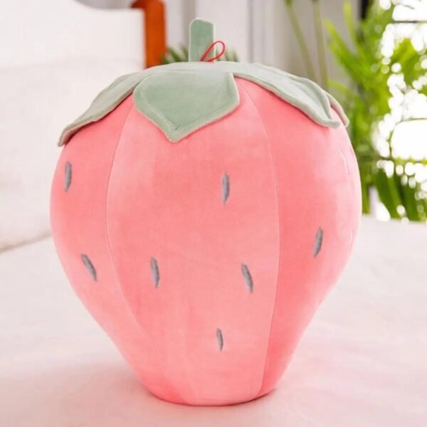 Adorable Strawberry Plush Pillow - Image 5